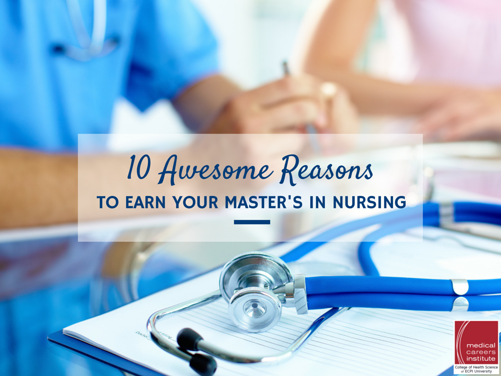 Earning your master's in nursing