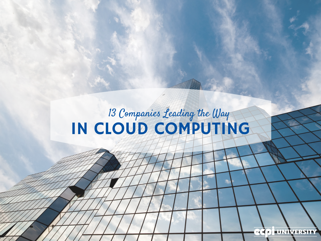 cloud computing companies leading the way