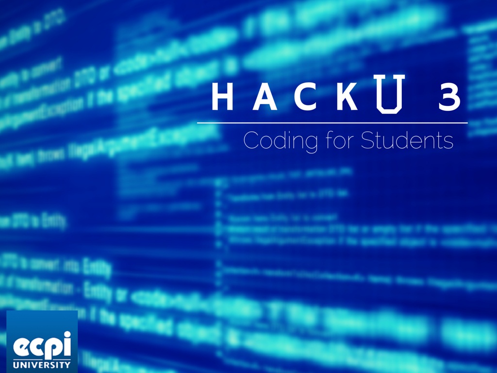 Software Development Students Prepare for HackU 3 | ECPI University