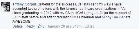 Healthcare Administration FB Comment