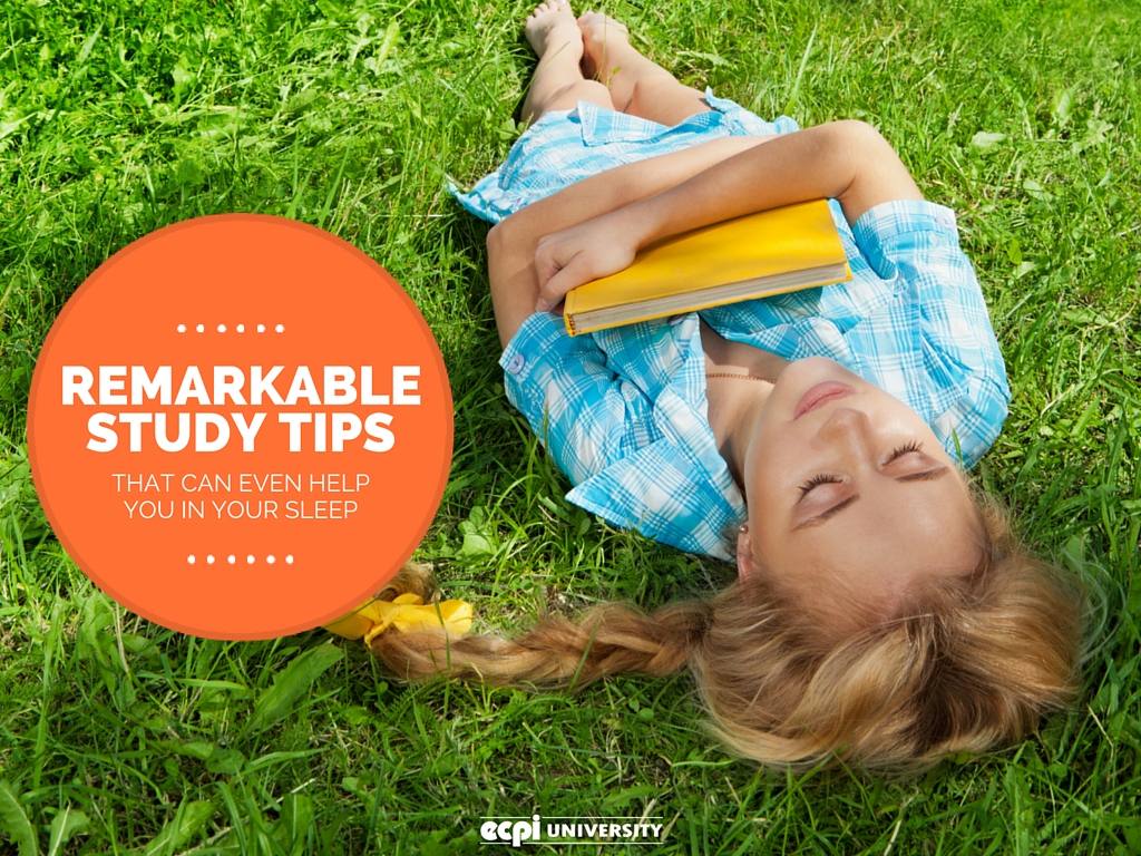 study tips that help while you sleep