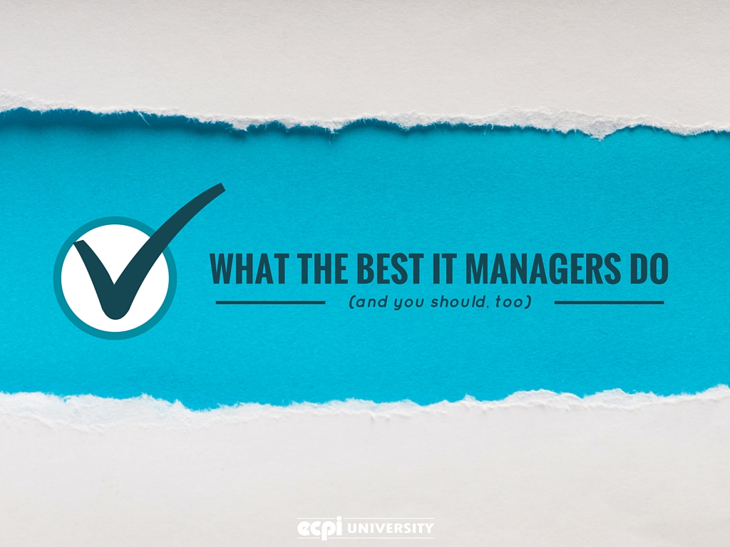 What the Best IT Managers Do
