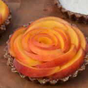Peach Tarts with Ginger and Coconut