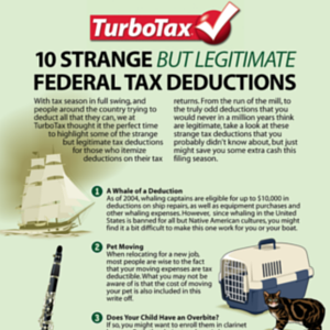 10 Strange but Legitimate Federal Tax Deductions