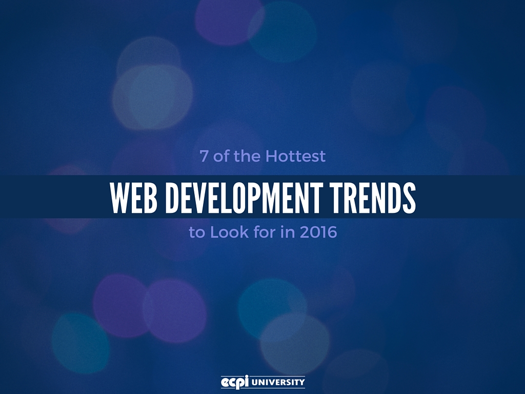 2016 Trends in Web Development