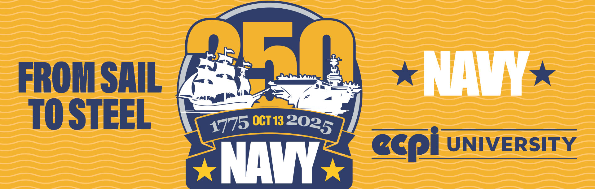 ECPI University Military 250th Birthday Navy