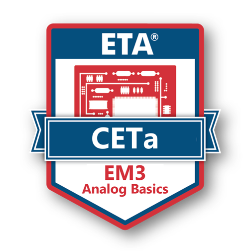 CETa: Analog Basics EM3 Cert Icon
