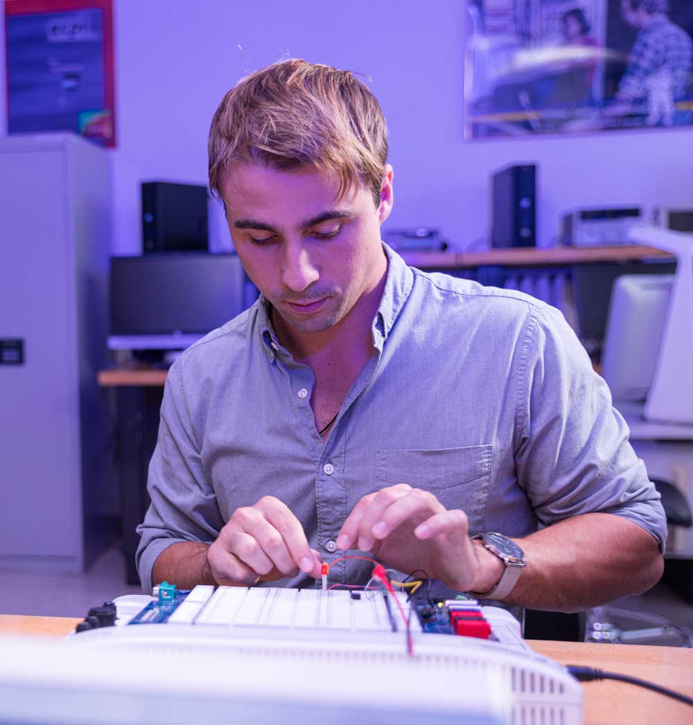 Electronics Engineering Technology lab workspace