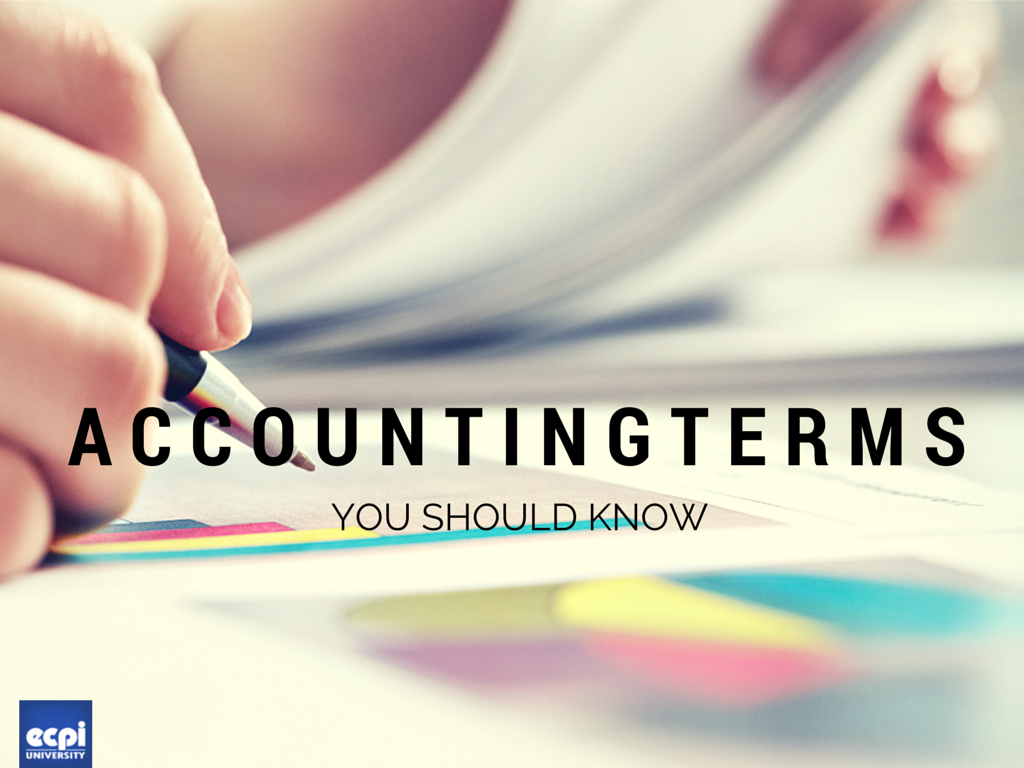 15 Terms Everyone in the Accounting Industry Should Know | ECPI University