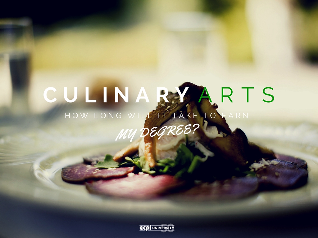 How long will it take to earn my Culinary Arts Degree?