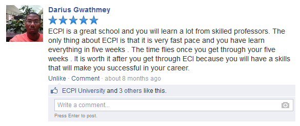 ECPI Facebook Comment 