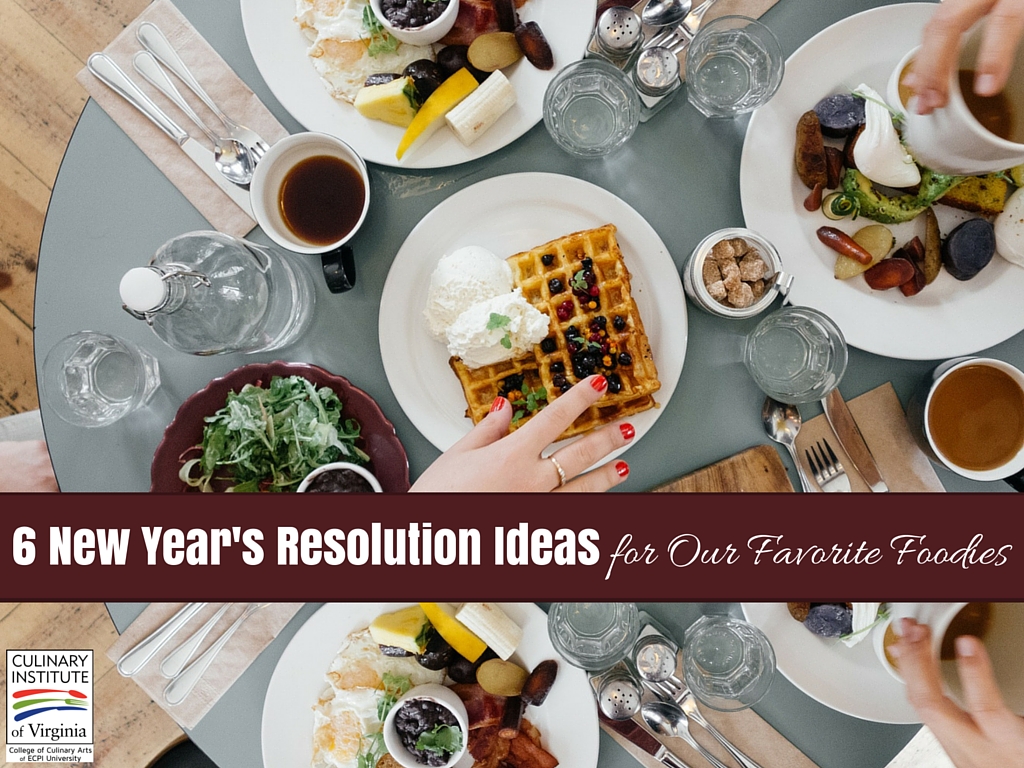 New Year's resolutions for foodies