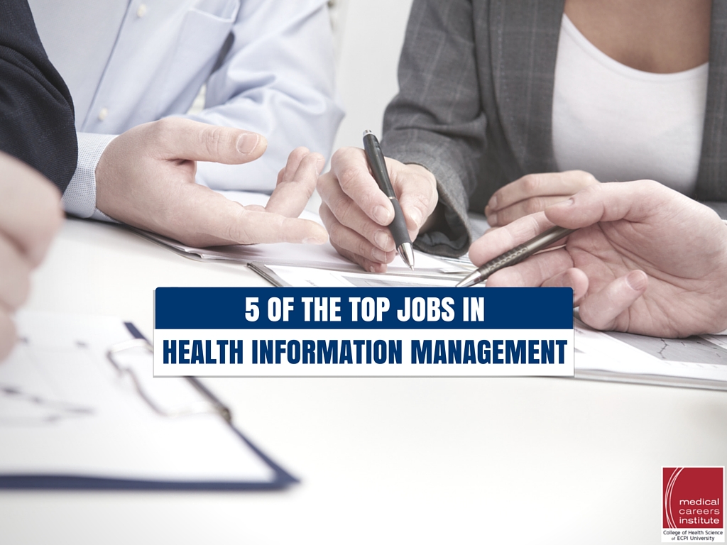 top jobs in health information management