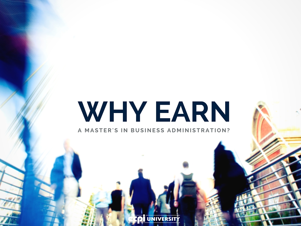 why earn an MBA degree?