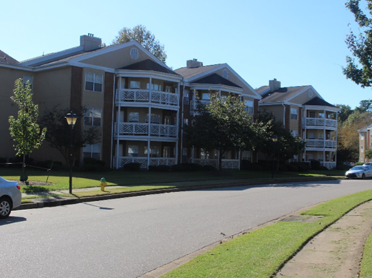 Park Crescent Apartments exterior view 2