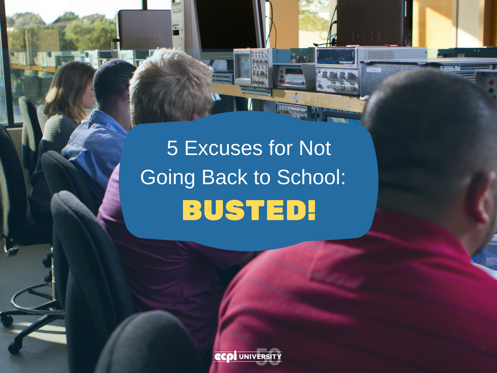 5 Excuses for Not Going Back to College: Busted!