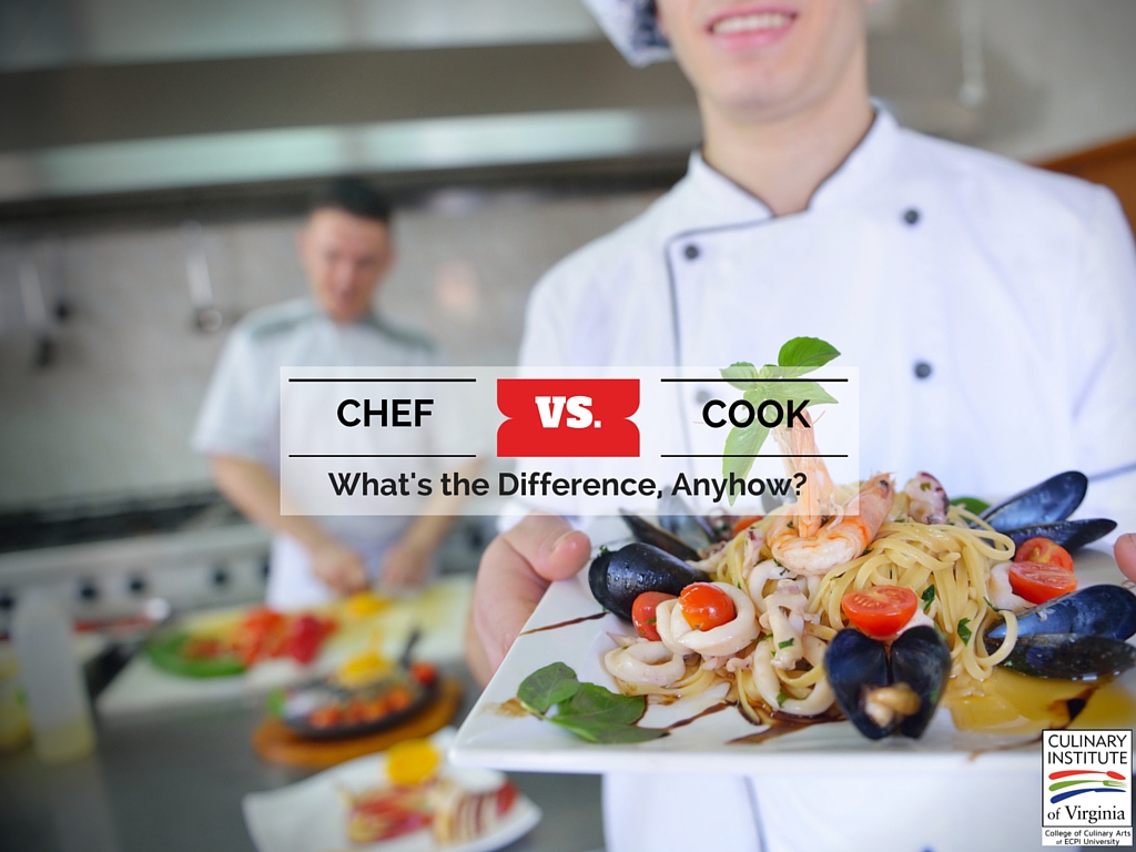 what's the difference between a chef and a cook?