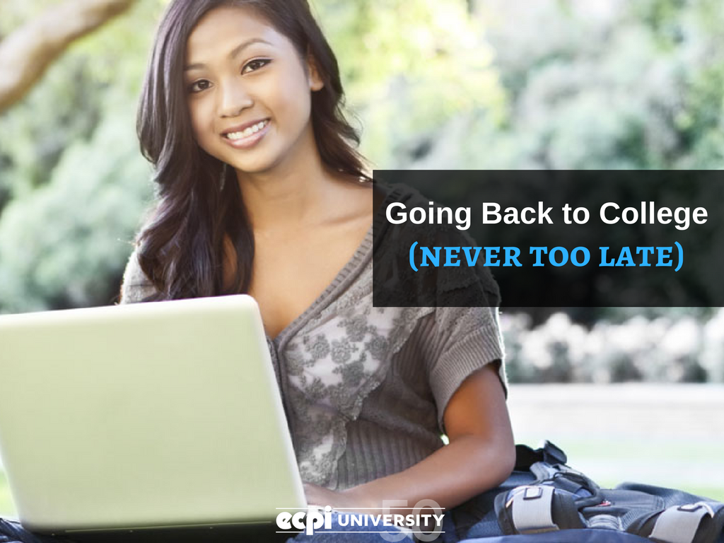 It’s Never Too Late to go Back to College