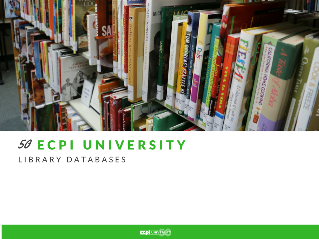 50 ECPI University Library Databases