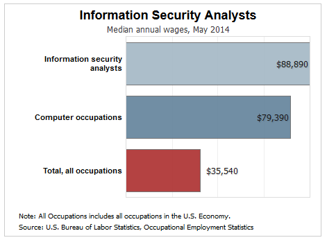 information security analyst pay