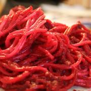 beet noodles