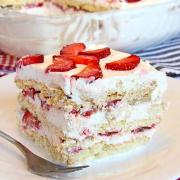 Strawberry Icebox Cake