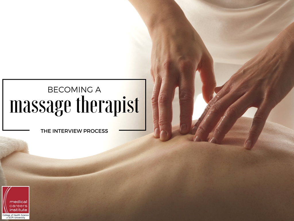 massage therapy interview tips