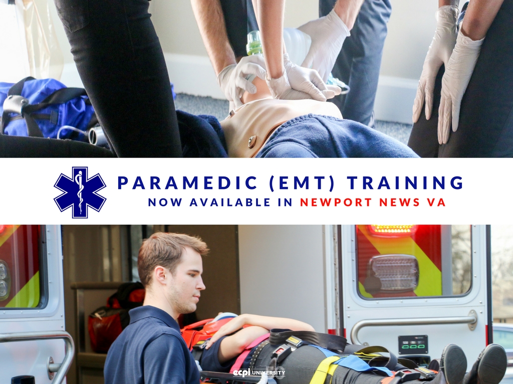 Paramedic (EMT) Training Now Available in Newport News Virginia by ECPI University