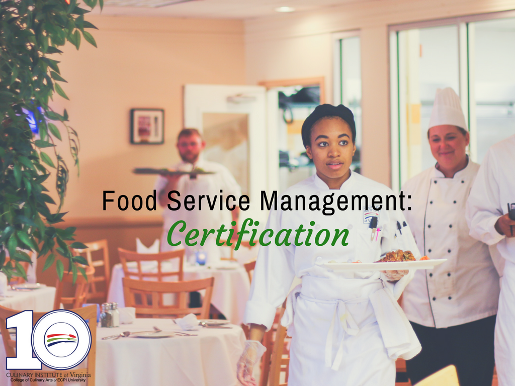 Food Service Management Certification