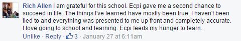 ECPI University Facebook Comment