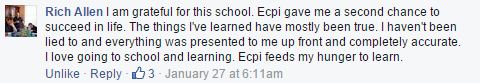 ECPI University Facebook Comment