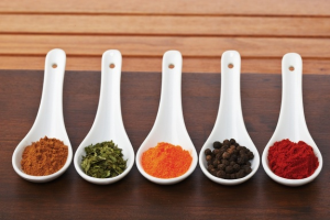 Spices and the taste buds