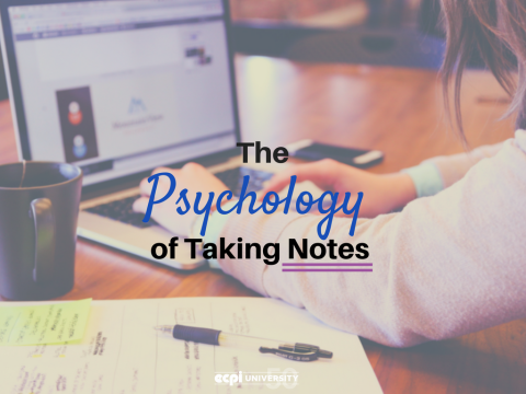 The Psychology of Note Taking