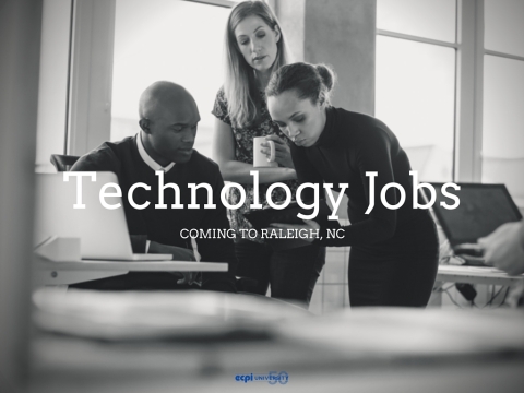 Technology Jobs coming to Raleigh, NC