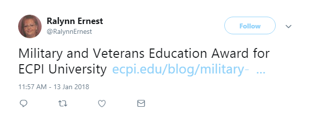 ECPI University Earns #1 National Ranking as Best for Vets